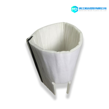 Fine fiber felt sound absorption material