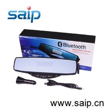 Bluetooth Handsfree Car Kit Rearview Mirror Sp08