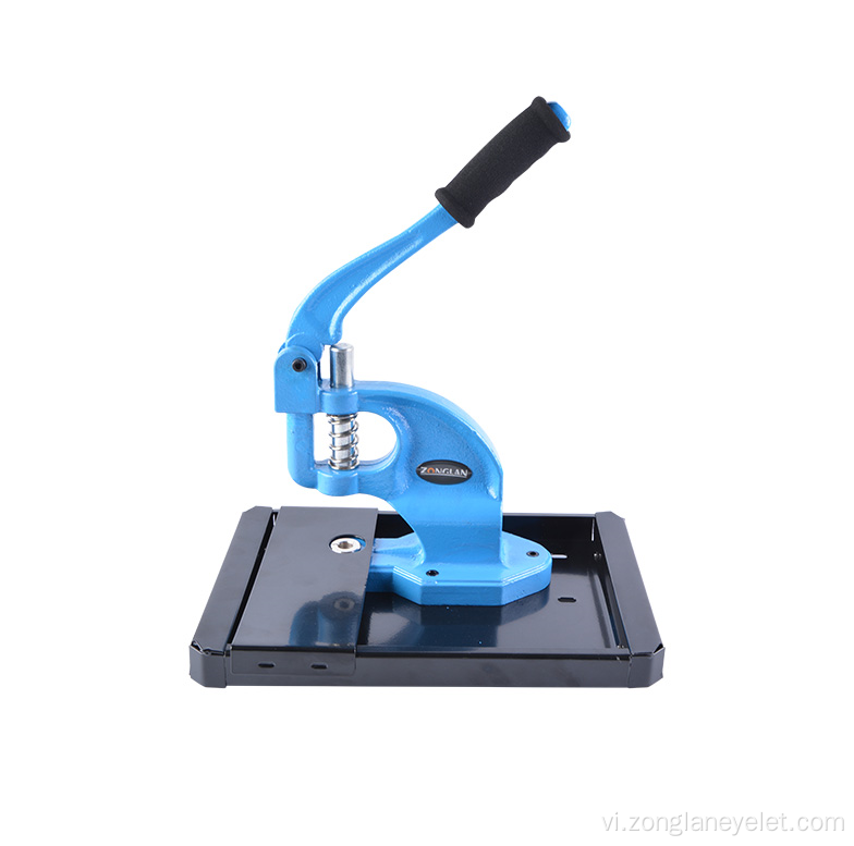 Biểu ngữ máy may đeo mắt grommet tay ép tay