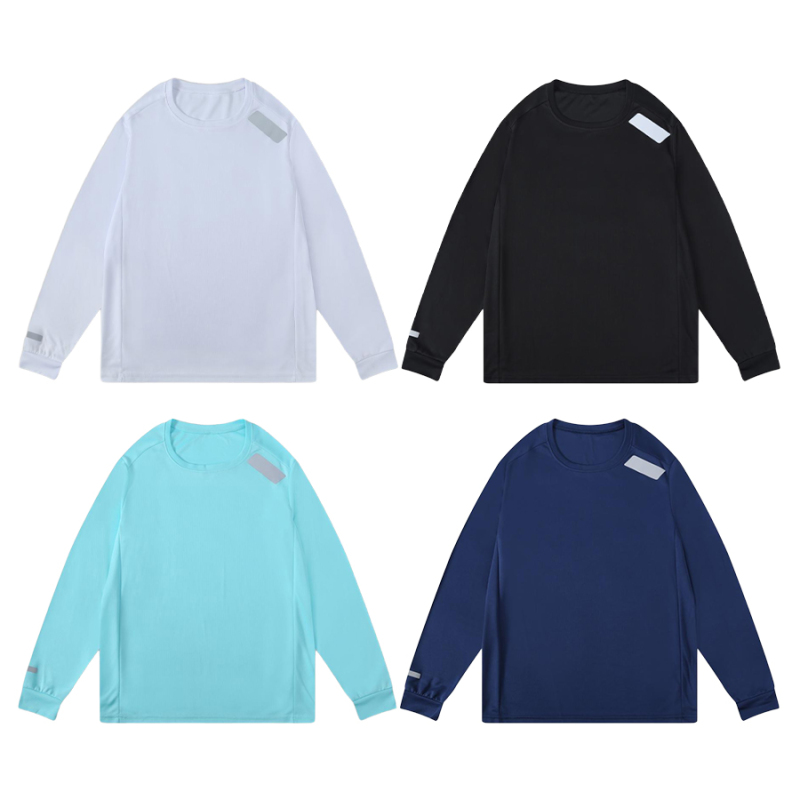 Custom Logo Men Premium Polyester Long Sleeve