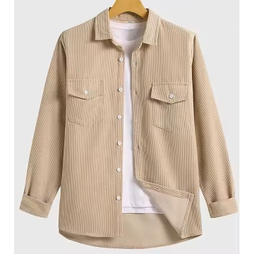 Otoño invierno invierno retro chaqueta de pana corta para hombres