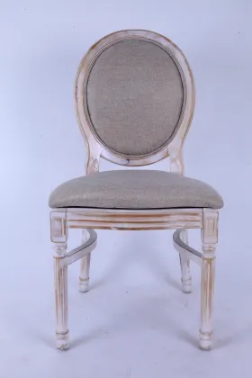 Stackable Luxury New Design Wooden Wedding Home French Louis Chair