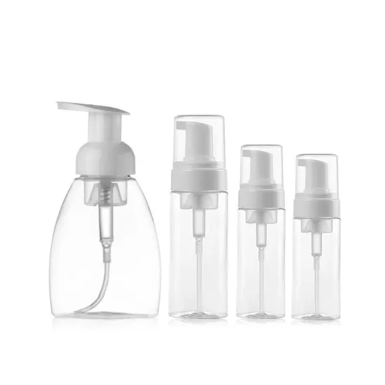 wholesale plastic pet eco friendly hand wash face cleaner foam pump serum bottles costumized 250ml 300ml