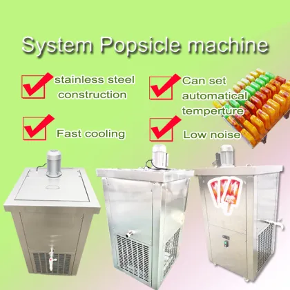 Industrial Ice Popsicle Making Maker Machine Lolly Machine
