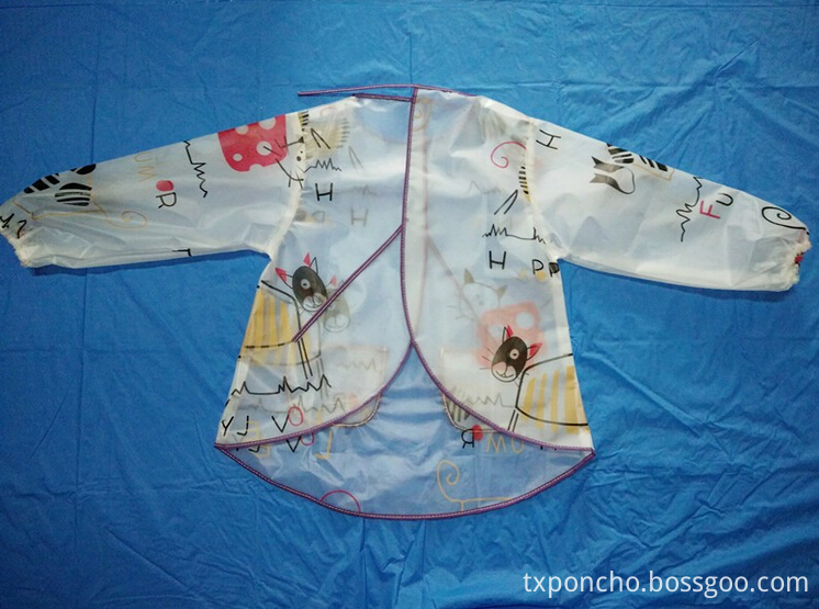 baby apron with sleeves