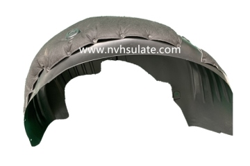 Automobile light weight sound absorption interior parts