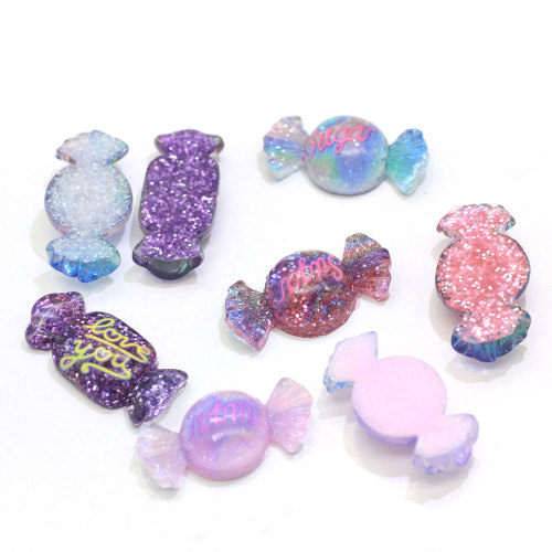 Wholesale Sweet Candy Resin Beads Simulation Food DIY Home Craft Charms for Hair Clip Making Dollhouse Toys