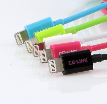 Colorful Lightning to USB cable Lightning cable for iphone5 MFI