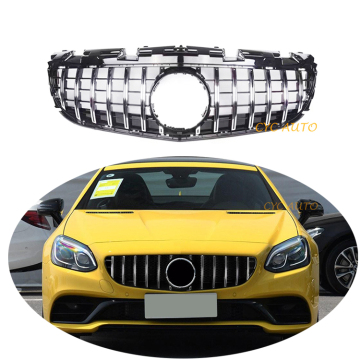 Hochwertiger GT-Front-Stoßfänger-Kühlergrill für Mercedes-Benz SLC Klasse R172 2016-2020 SLK