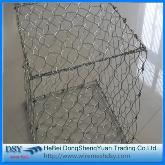 High quality Resistance hexagonal wire mesh gabion box