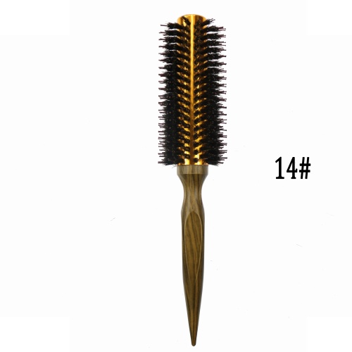 China Round Wooden Hair Brush for Smooth Styling Supplier