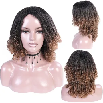 Wholesale Machine Made Elegant Natural Purple Ombre Yaki Kinky Curly Afro Wigs for Black Women Synthetic hair wigs