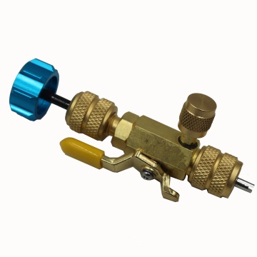 Valve Core Tool: Dual Size R22 (1/4") and R410 (5/16") Port Installer Tool