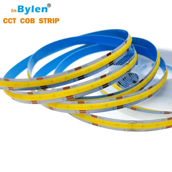 Outdoor Waterproof IP20 10mm Cob Strip Light - RTS 12V 24V 608 Chio Smart CCT Dual Color LED - Shenzhen 90 3 Years 5 Meter Wholesale