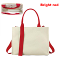 Cross-shoulder Canvas Tote Bag