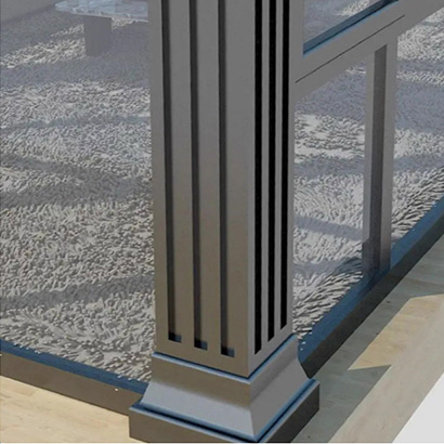 Aluminium Glass Solarium Sunroom