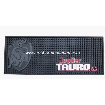 Non Slip Soft Pvc Bar Runner, Custom Beer Bar Mat For Advertising