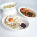 Take Away Bagasse Disposable 20oz-600ml oval Bowl