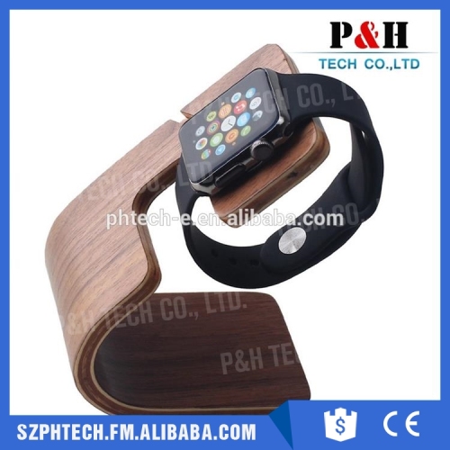 2015 new charger for apple watch phone accessory,hot sale Charger for apple watch stand,Wood / Bamboo adapter for apple watch