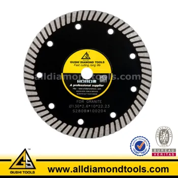 Diamond circular saw blade for cutting granite/stone