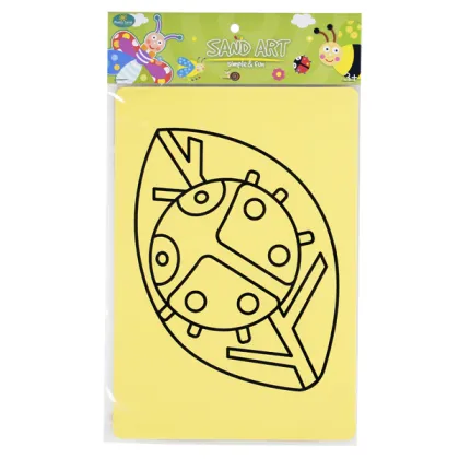 Sand art cards of drawing toys