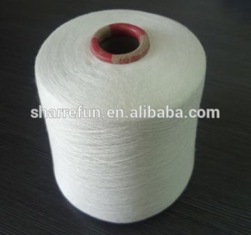 90% Modal/10% cashmere machine knitting blend yarn raw white
