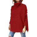 Women's oversize turtleneck sweater