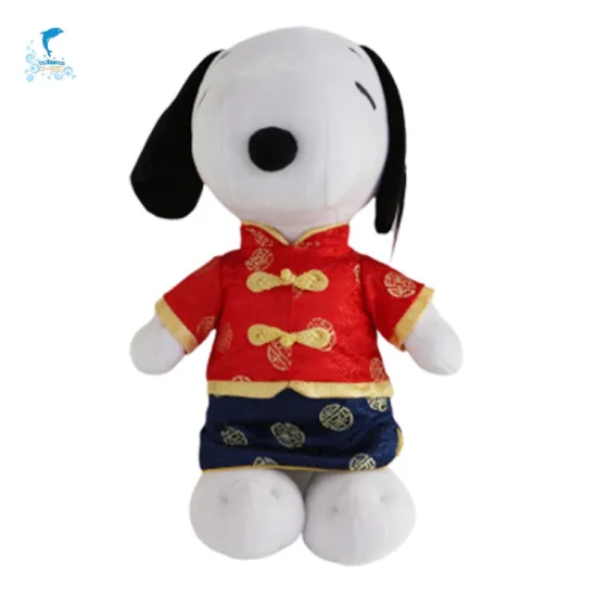 Oem Odm Custom Shape Red Soft Dog Toy With Wechat Interactive Multifunction Customization