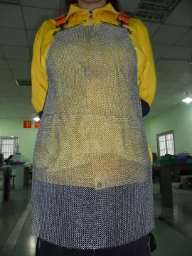 stainless steel chain mail butcher apron