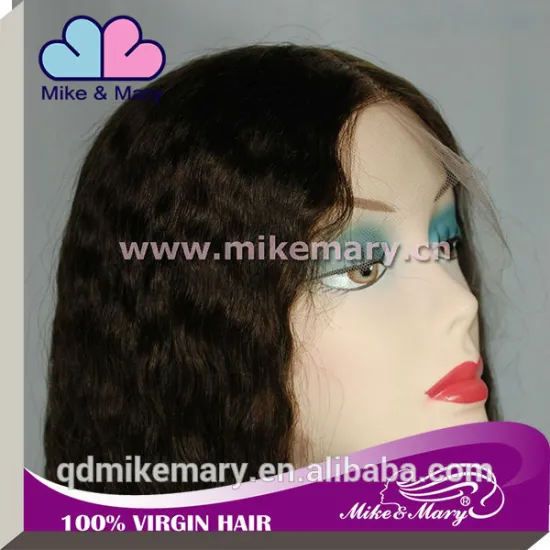 Hot-selling Brazilian Swiss Lace For Wig Making Human Virgin Hair Black Loose Wave Full Lace Wig Middle Part With Baby Hair