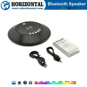 JY-32C bluetooth speaker with Qi wireless charger 2016