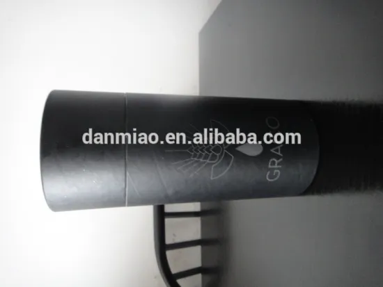 Wholesale Fashion Black Paper Tube With lid