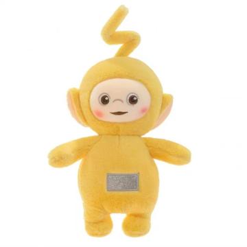 Animaux en peluche de télétubbies jaunes pour que les enfants courent avec