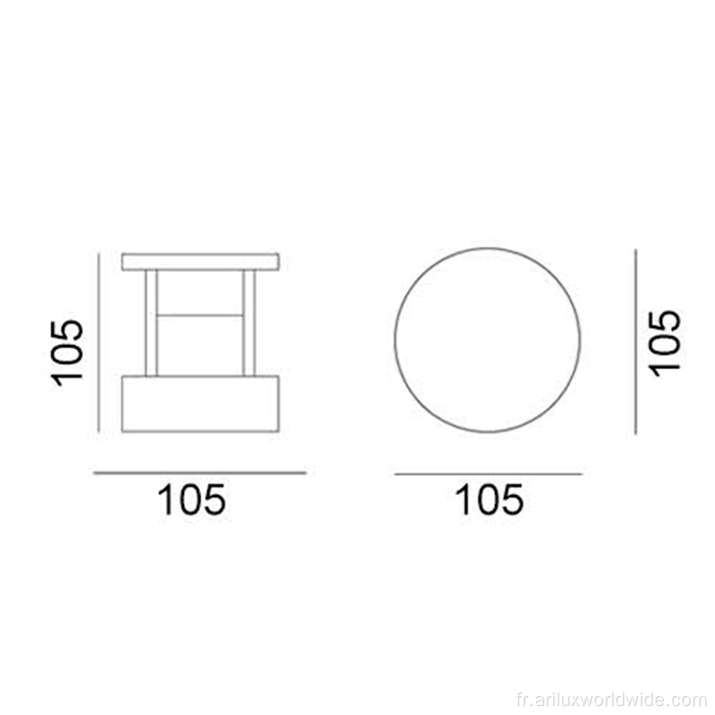 Lumières de jardin extérieures directes d&#39;usine 5w