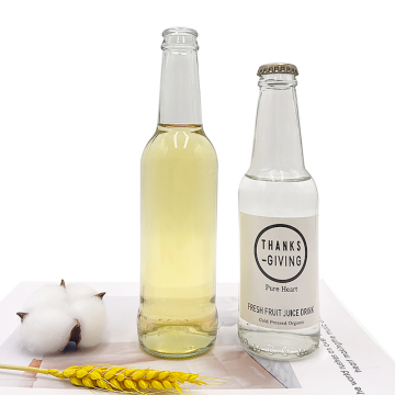 Libera di vetro di birra rotonda con cappuccio a corona - da 250 ml a 330 ml di capacità di birra e vino scintillante