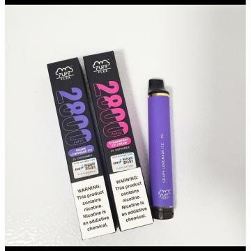 퍼프 플렉스 2800 퍼프 일회용 vape 일회용 vape