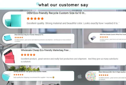 Custom Compostable Poly Mailer Bags Biodegradable Postage Bags 6x9 Envelopes - Green with Logo