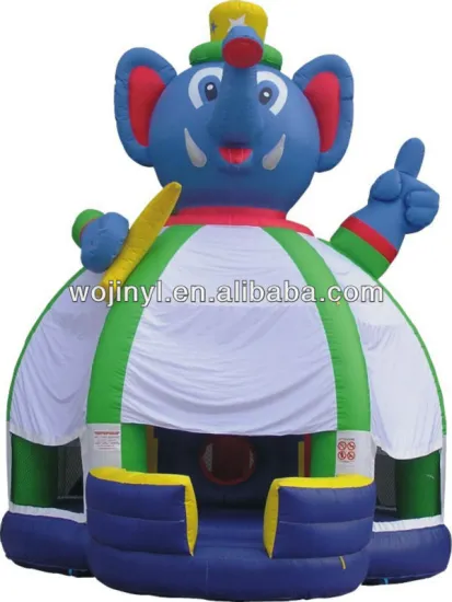 2016 hot sale funny inflatable elephant bounce/jumping air bounce