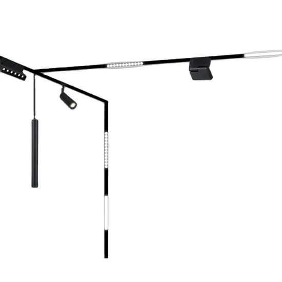 Magnetic Track Light with Dimmable LED COB Downlight