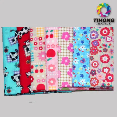 polyester cotton printed poplin fabric