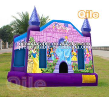 2016 hot sale commercial cheap princess jumping castle inflatable castle