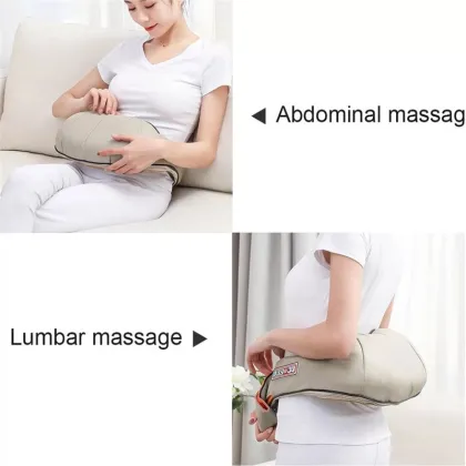 Neck Body Heat Deep Kneading Massage Pillow Belt