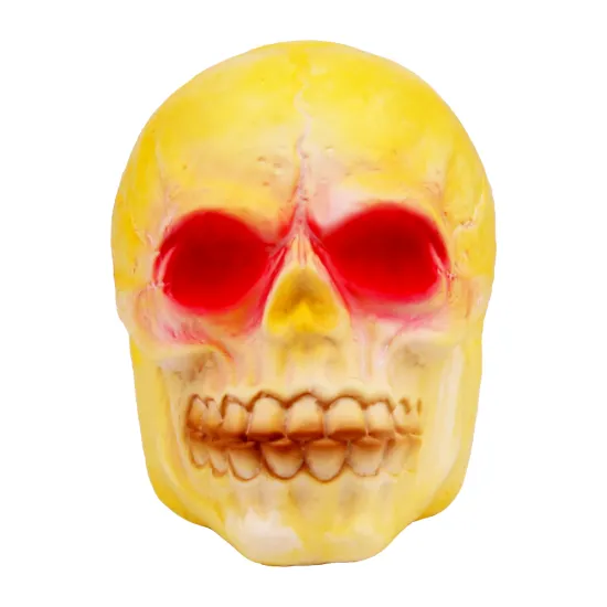 Custom Wholesale PU Foam Skull Toy - Slow Rising Squishy Stress Relief Toy for Kids and Halloween Decor