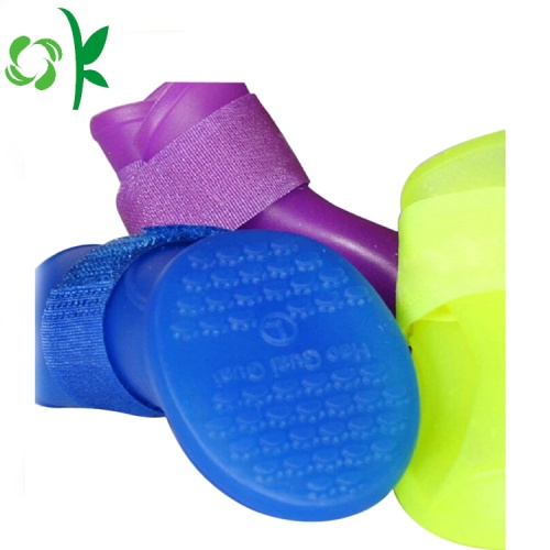 Skidproof Pet Protector Silicone Chaussures de pluie imperméables pour chiens