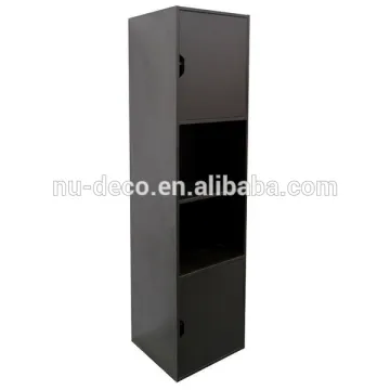 Bedroom wood corner wall cabinet tall storage cabinet with showcase