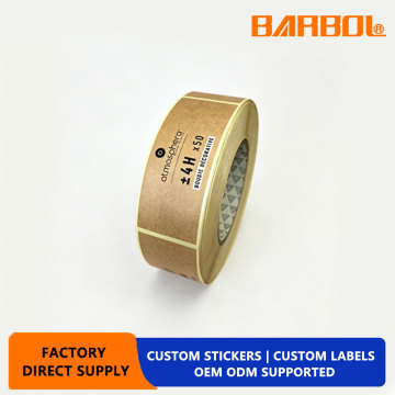 Eco Coated Paper Self Stick Gift Decor Labels