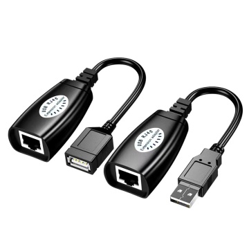Gorąca sprzedaż: 150 stóp/50m USB do RJ45 Adapter rozszerzeń z kablem UTP - pojedynczy port RJ45