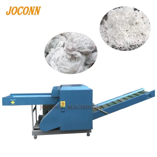 High Speed Nonwoven Fabrics Recycling Machine: Polyester Fiber Chopping & Sponge Cloth Shredding
