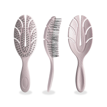 Plastic Anti-Static Curved Detangling Hair Brush for Dry Hair with Good Sales