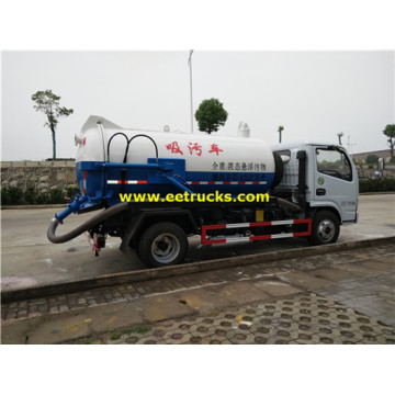 Dongfeng 4200L camiones cisterna de succión fecal